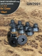 Винт потайной под шестигранник 8х12 DIN7991 к.п.10.9, 10 шт.